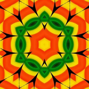 Abstract background, kaleidoscopically forms, for desktop, Stock-Illustration