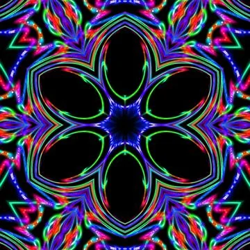 Abstract background, kaleidoscopically forms, for desktop, Illustrazione stock