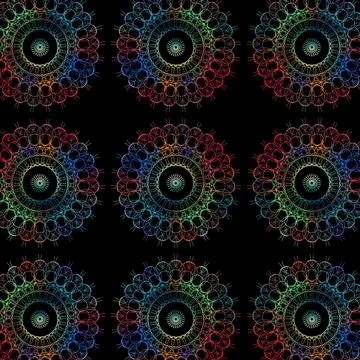 Abstract background, kaleidoscopically forms, for desktop, Stock-Illustration