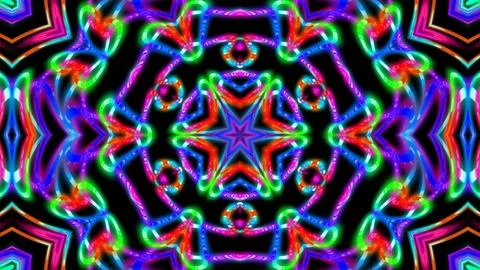 Abstract background, kaleidoscopically forms, for desktop, Stock Illustration