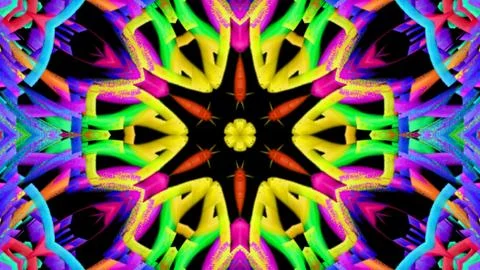 Abstract background, kaleidoscopically forms, for desktop, Stock Illustration