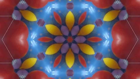 Abstract background, kaleidoscopically forms, for desktop, Stock Illustration