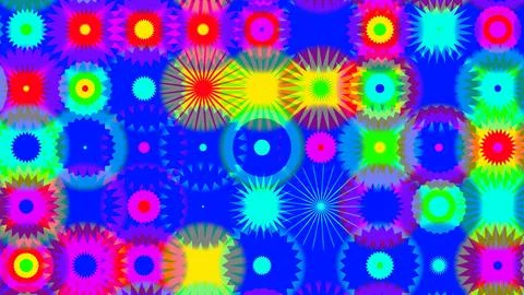 Abstract background, kaleidoscopically forms, for desktop, Illustrazione stock
