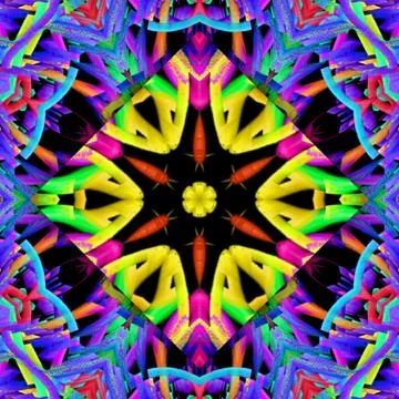 Abstract background, kaleidoscopically forms, for desktop, Wallpaper for vj Stock Illustration
