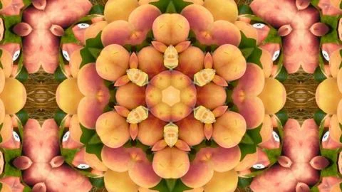 Abstract background, kaleidoscopically forms, for desktop, Wallpaper for vj Stock Illustration