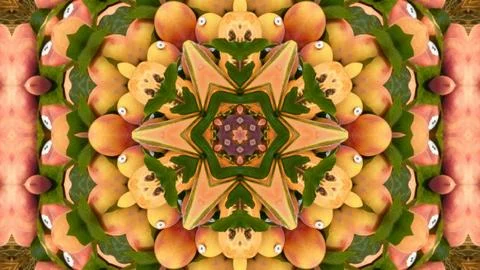 Abstract background, kaleidoscopically forms, for desktop, Wallpaper for vj Stock Illustration