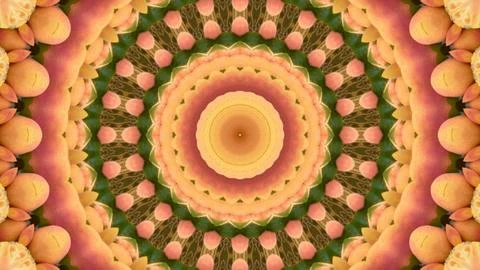 Abstract background, kaleidoscopically forms, for desktop, Wallpaper for vj Stock Illustration