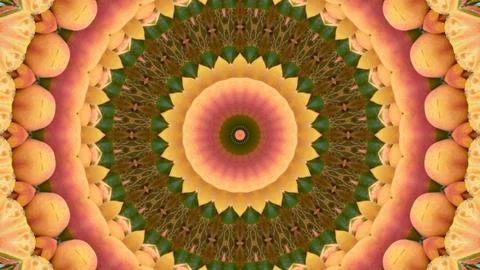 Abstract background, kaleidoscopically forms, for desktop, Wallpaper for vj Stock Illustration