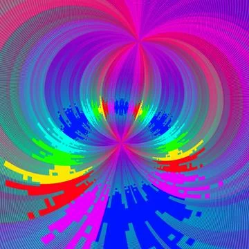 Abstract background, kaleidoscopically forms, for desktop, Stock Illustration