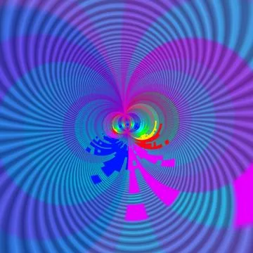 Abstract background, kaleidoscopically forms, for desktop, Illustrazione stock