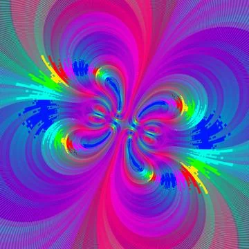 Abstract background, kaleidoscopically forms, for desktop, Stock Illustration