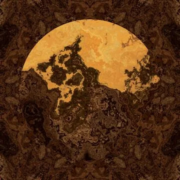 Abstract background, kaleidoscopically forms, for desktop, Wallpaper for vj Stock Illustration