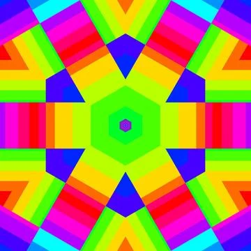 Abstract background, kaleidoscopically forms, for desktop, Wallpaper for vj Stock Illustration