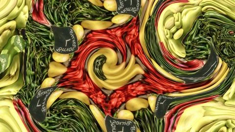 Abstract background, kaleidoscopically forms, for desktop, Wallpaper for vj Stock Illustration