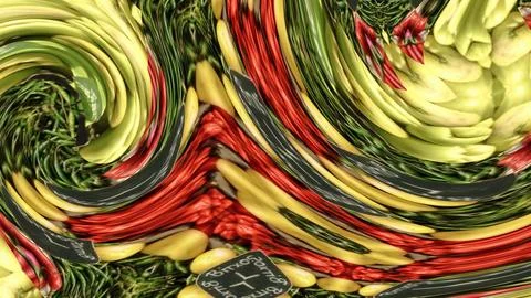 Abstract background, kaleidoscopically forms, for desktop, Wallpaper for vj Illustrazione stock