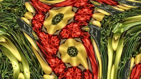 Abstract background, kaleidoscopically forms, for desktop, Wallpaper for vj Illustrazione stock