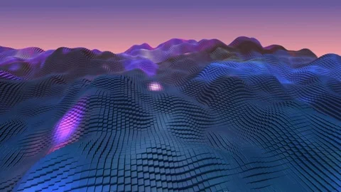 Abstract background, landscape, floor deformation Stock-Footage 120013239