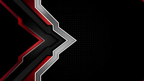 Abstract background with layered angular chevron shapes animation Vídeo Stock 333923225