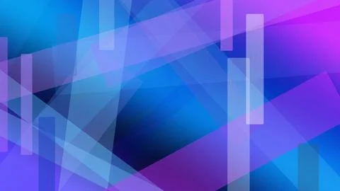 An abstract background of layered blue and purple geometric planes, softly .. Stock Illustration