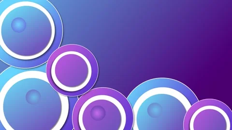 Abstract background layered circular shapes and rings across the bottom-lef.. 動画素材 333918164