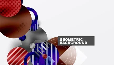 Abstract background - layered geometric shapes with smooth gradients and イラスト素材