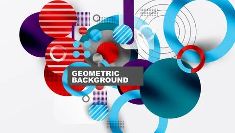 Abstract background - layered geometric shapes with smooth gradients and tr.. イラスト素材