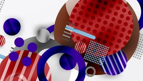 Abstract background - layered geometric shapes with smooth gradients and イラスト素材