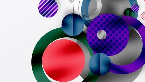 Abstract background - layered geometric shapes with smooth gradients and イラスト素材
