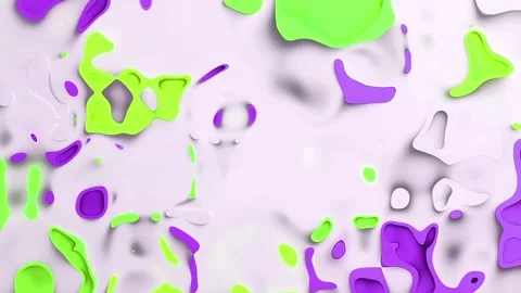 Abstract background with layered shapes wave liquid animation Video stock 334745155
