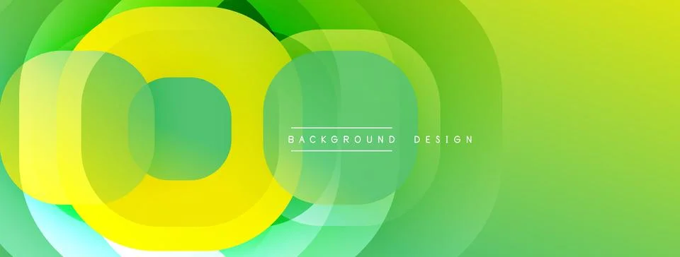 Abstract background with layered translucent gradient shapes Stock Illustration