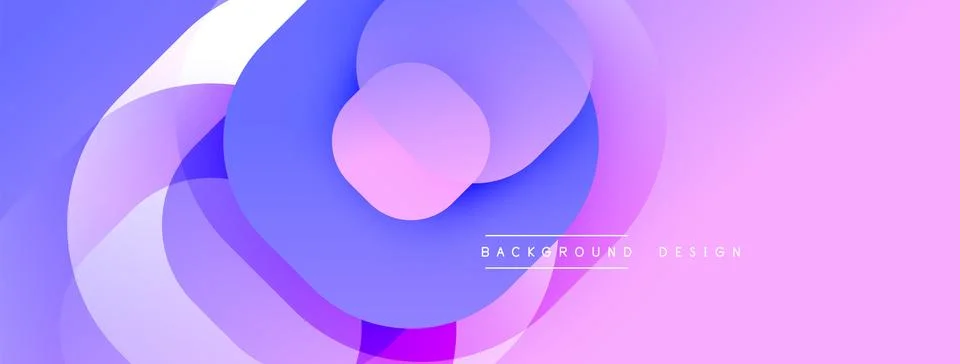 Abstract background with layered translucent gradient shapes イラスト素材