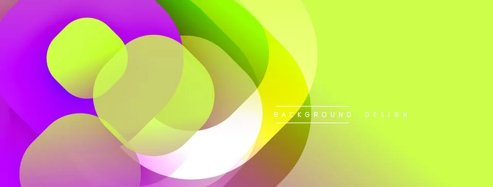 Abstract background with layered translucent gradient shapes イラスト素材