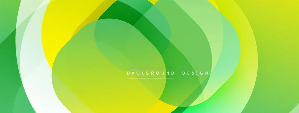 Abstract background with layered translucent gradient shapes Illustrazione stock