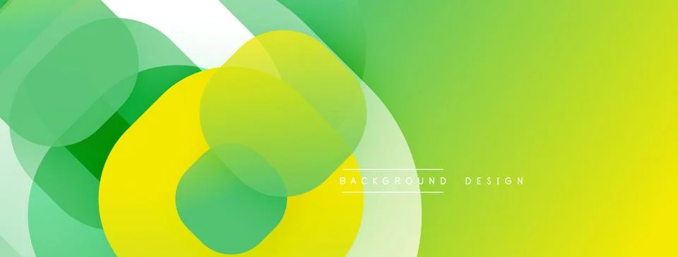 Abstract background with layered translucent gradient shapes Stock Illustration