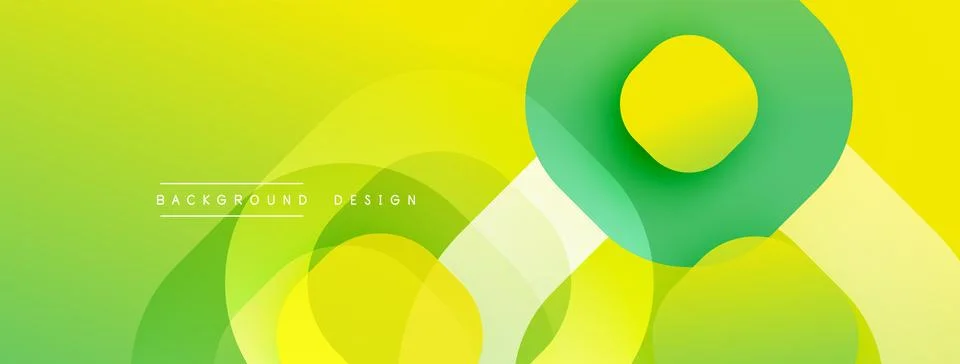 Abstract background with layered translucent gradient shapes Stock Illustration