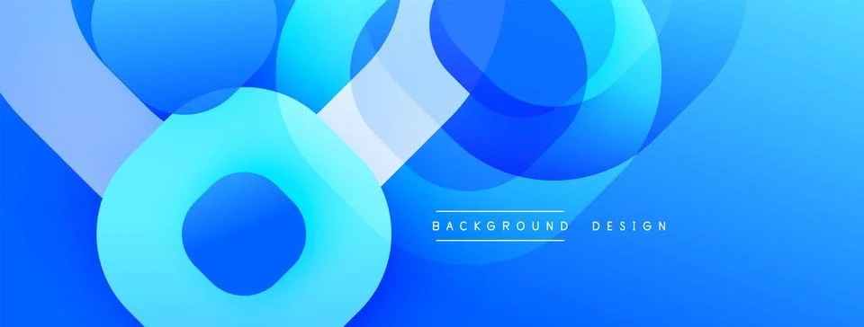Abstract background with layered translucent gradient shapes Stock Illustration
