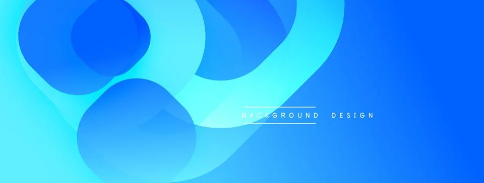 Abstract background with layered translucent gradient shapes Stock Illustration