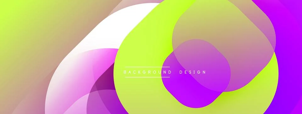 Abstract background with layered translucent gradient shapes Stock Illustration