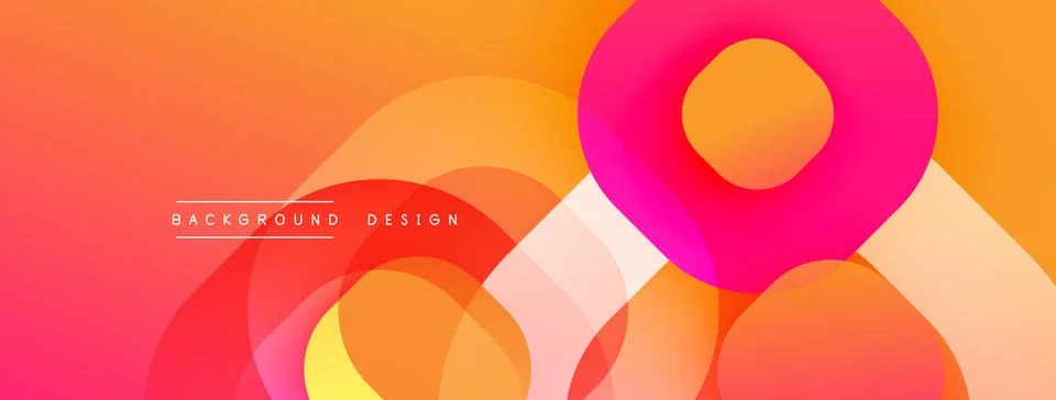 Abstract background with layered translucent gradient shapes 스톡 일러스트
