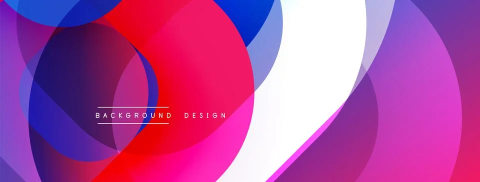 Abstract background with layered translucent gradient shapes イラスト素材