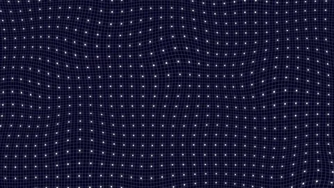Abstract background layout warps flexible computer grid lines over white do.. Stock Footage 340528755
