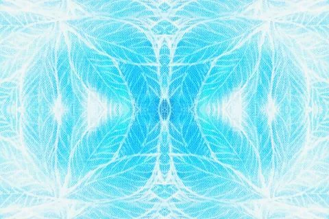 Abstract background leaf pattern with mirror effect structure 스톡 일러스트