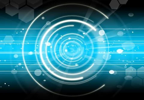 Abstract Background Lens future sky flare technology. Stock Illustration