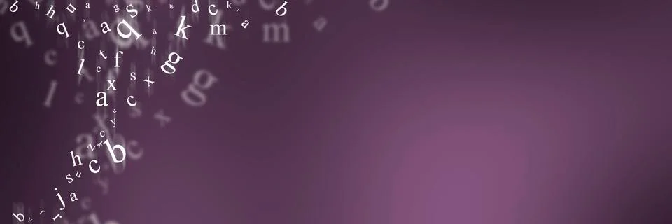 Abstract background with letters. Stock Photos
