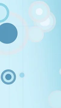 Abstract background with light and dark blue circular shapes and soft rings.. Stock Illustration