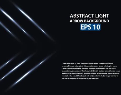  Abstract background with light arrow Blue Bright glowing arrows on black ... Stock Photos