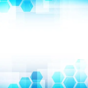 Abstract background light blue and hexagon shapes,vector Ilustración de archivo