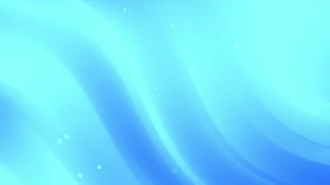 Abstract background with light blue waves and particles. Stock Footage 291232440