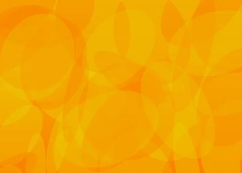 Abstract background with light orange yellow translucent circles Stock Illustration