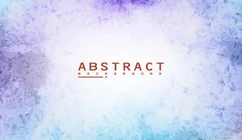 Abstract background with light purple and blue watercolor splashes and soft Stock Illustration